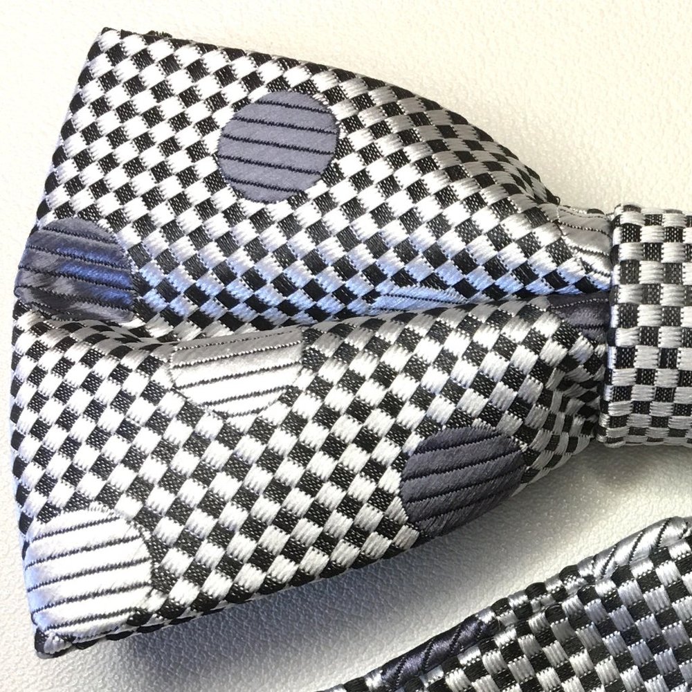 JON VANDYK HOLLAND Vintage Vibe Semi-Butterfly Bow Tie ▶◀ 𝔹ℝ𝔸ℕ𝔻 ℕ𝔼𝕎! - Picture 3 of 9